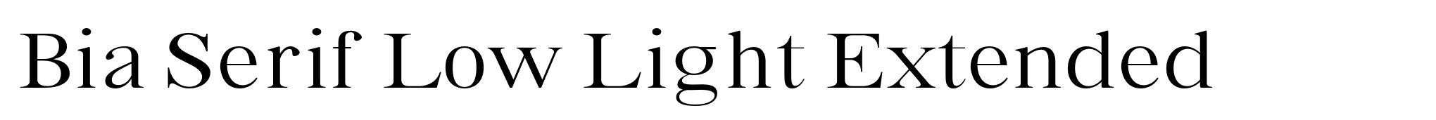 Bia Serif Low Light Extended image